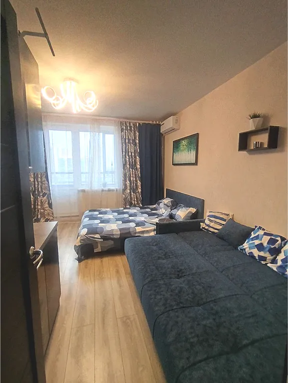 Квартира у метро с кондиционером и джакузи