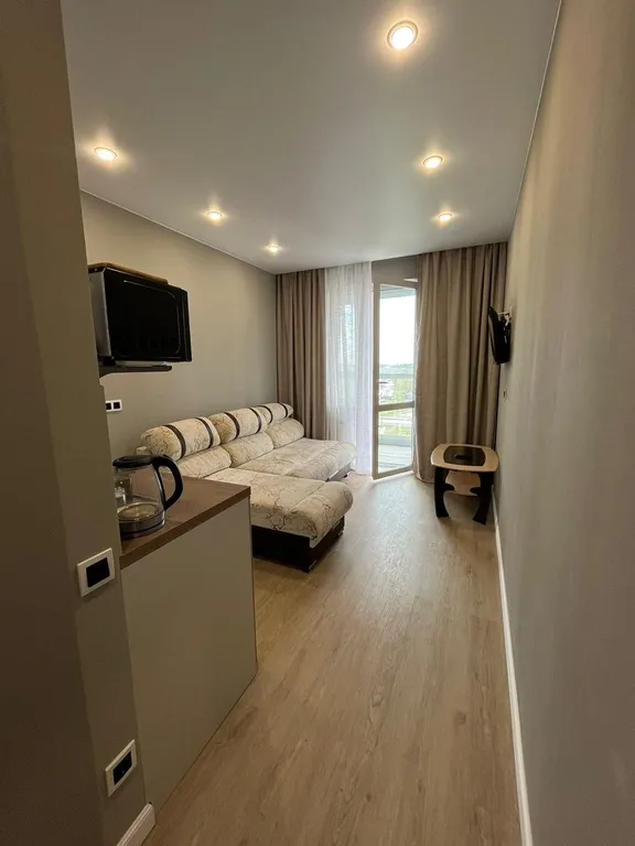 Уютная студия в новом доме с шикарным видом