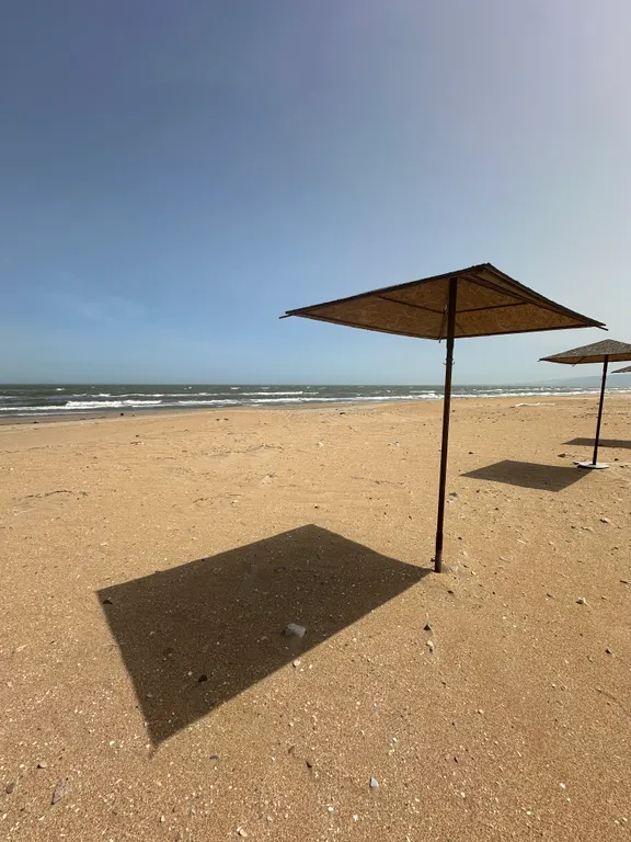 Дом из бруса на берегу моря с зоной барбекю и собственной парной