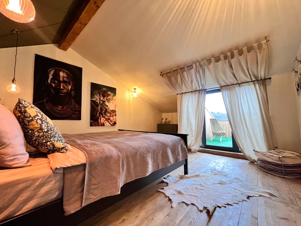 Дом с сауной и купелью с шикарным видом на озеро