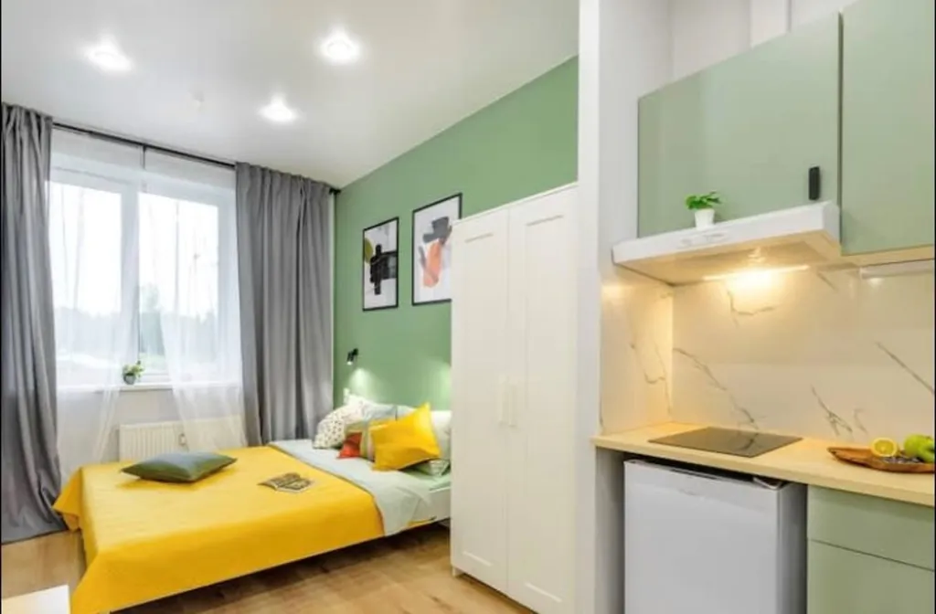 Квартира Квартира Уютная студия крокус — Песочный