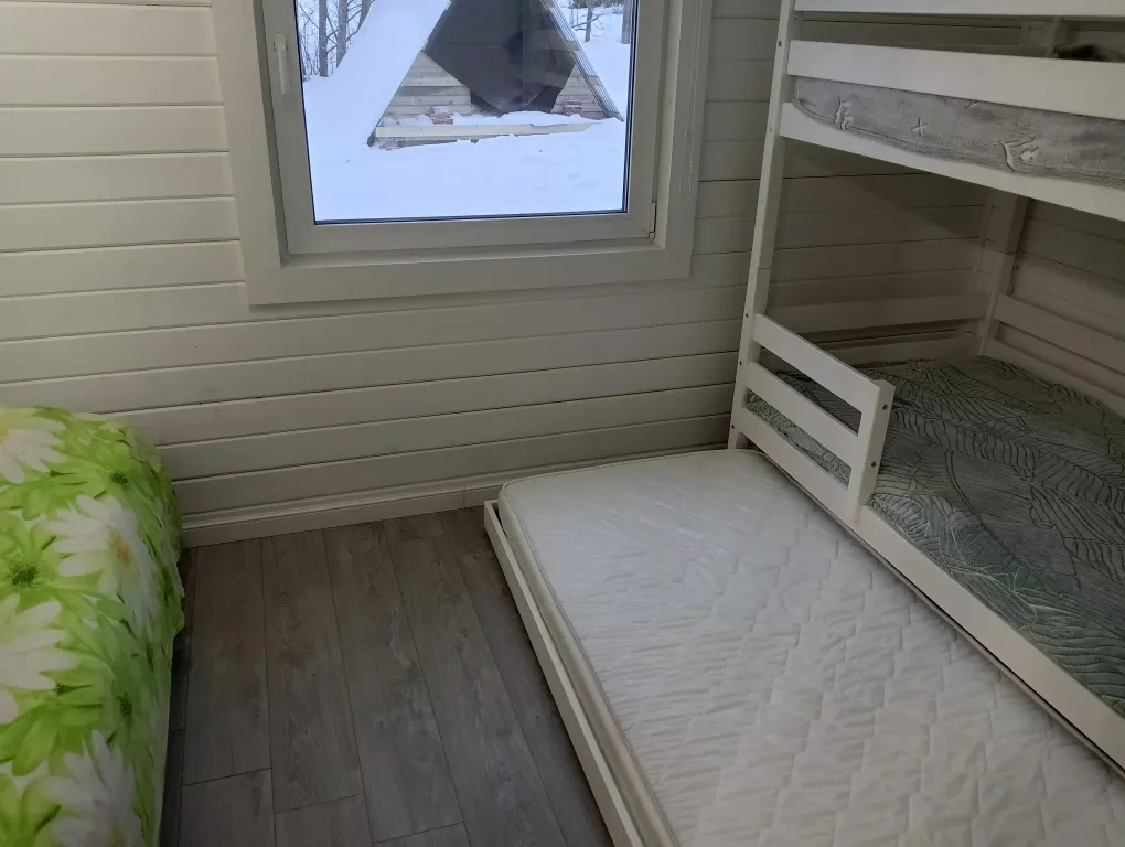 Дом с сауной и камином у леса в Карелии