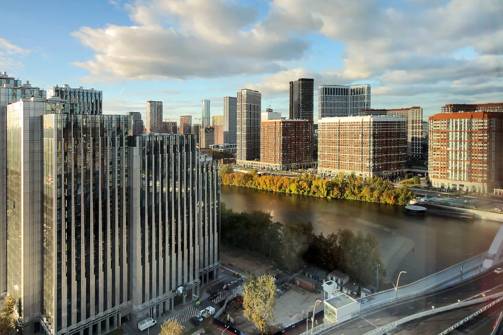 Квартира Просторная евро 3к квартира с видом на Москву-реку — Москва