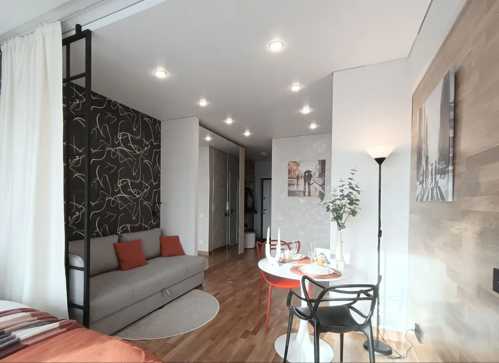 Комфортабельная студия в центре города в доме премиум -класса