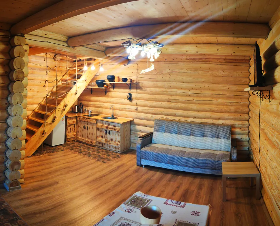 Коттедж Дом Теремок на берегу озера в Карелии с сауной — Верховье