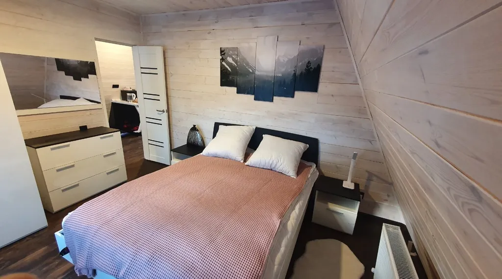 Коттедж A-frame 100кв.м. 1км до горнолыжных трасс Эльбруса.