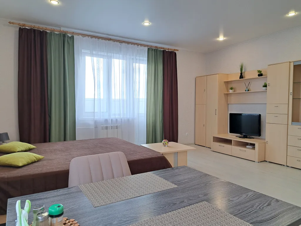 Студия на Псковской с большой кроватью