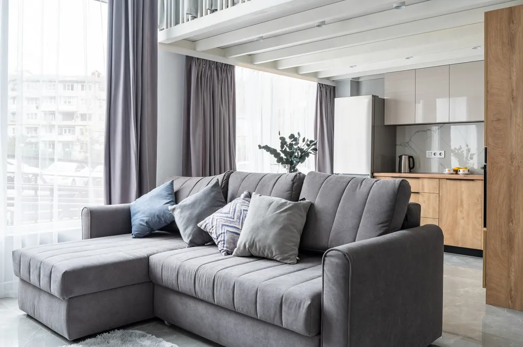 Двухуровневая квартира у реки