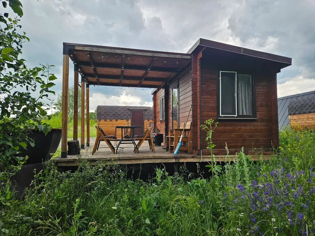 Коттедж Прямоугольный дом с баней и чаном — аренда посуточно в Задонск