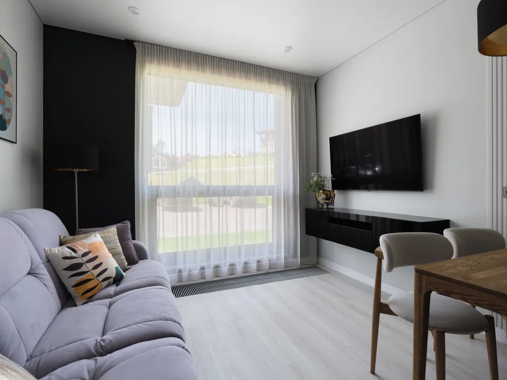 Апартаменты Иvolga с кухней-гостиной, спальней и выходом на отдых