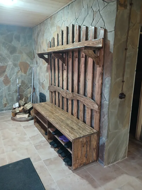 Домик в стиле А-frame шалаш