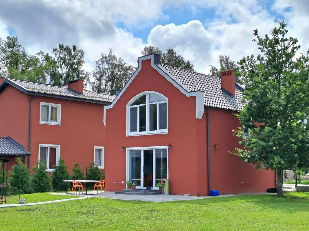 Новый дом у моря, с детский площадкой, мангалом и баней