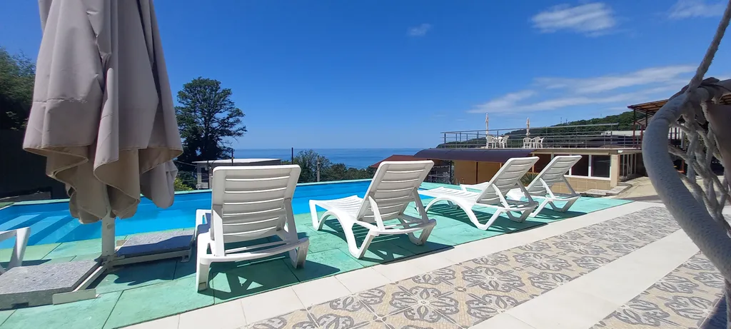 Квартира с видом на море, отдельный вход, личная зона отдыха