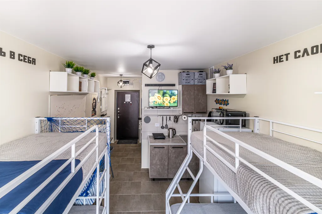 Современная студия в стиле "scandy" (4 спальных места +1). ЖК Гармония