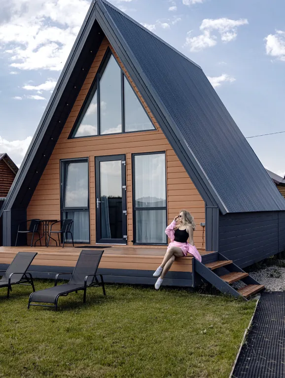 Коттедж Дом А-фрейм — Казань