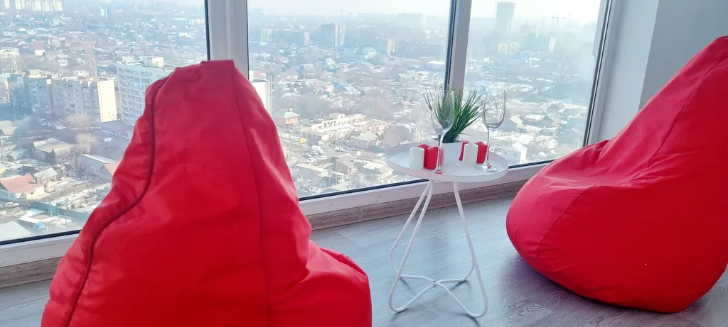 Квартира с панорамным видом на город и Волгу