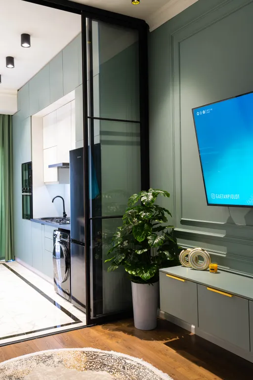 Респектабельная квартира в неоклассическом стиле в ЖК Казахстан