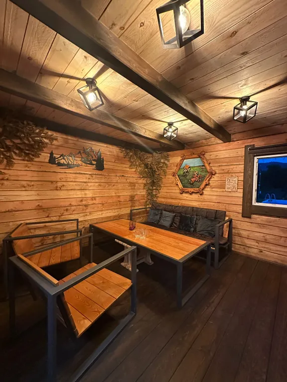 Стильный новый a-frame домик