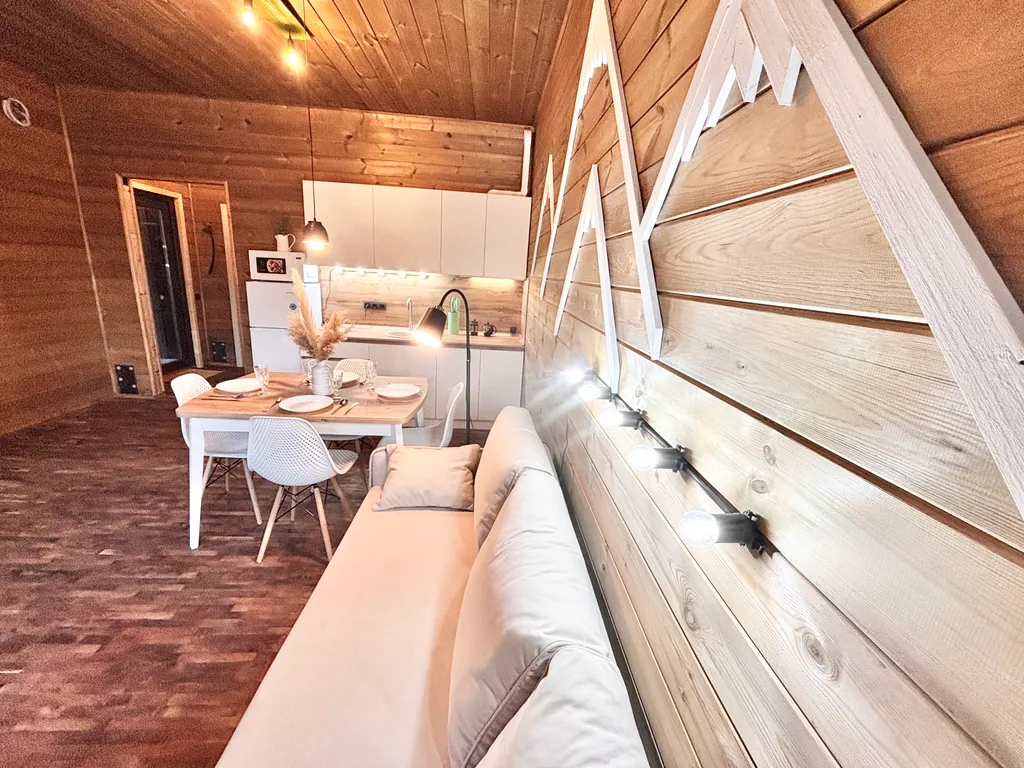 Апартаменты у озера с панорамой гор