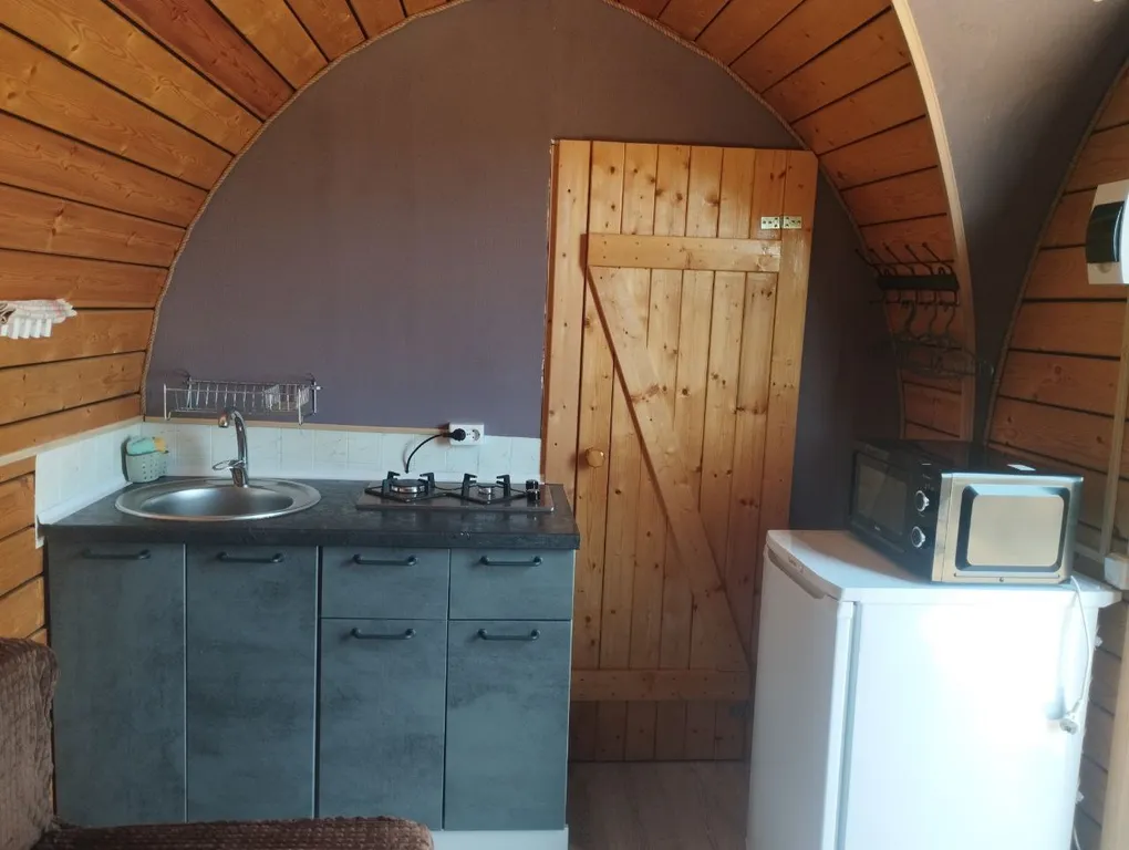 Уютный деревянный домик с удобствами