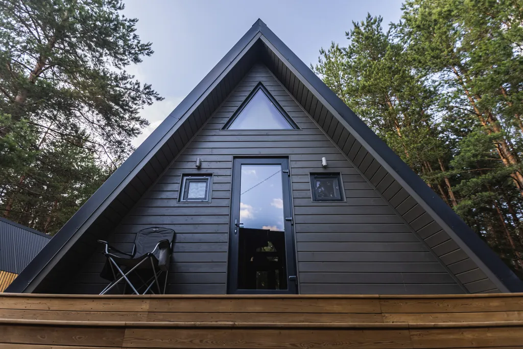 Коттедж Коттедж А-Фрейм грей — Павловский Посад