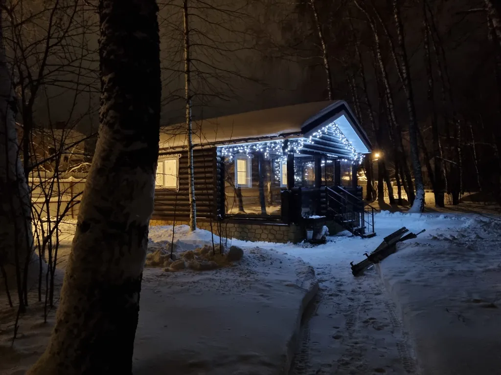 Уютный домик в лесу у пруда