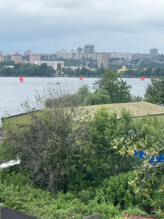 Студия с видом на реку и город в 5 минутах от центра города