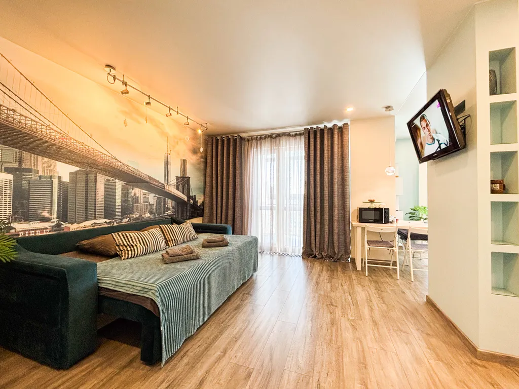 Просторная студия Бруклин в районе арены Ерофей