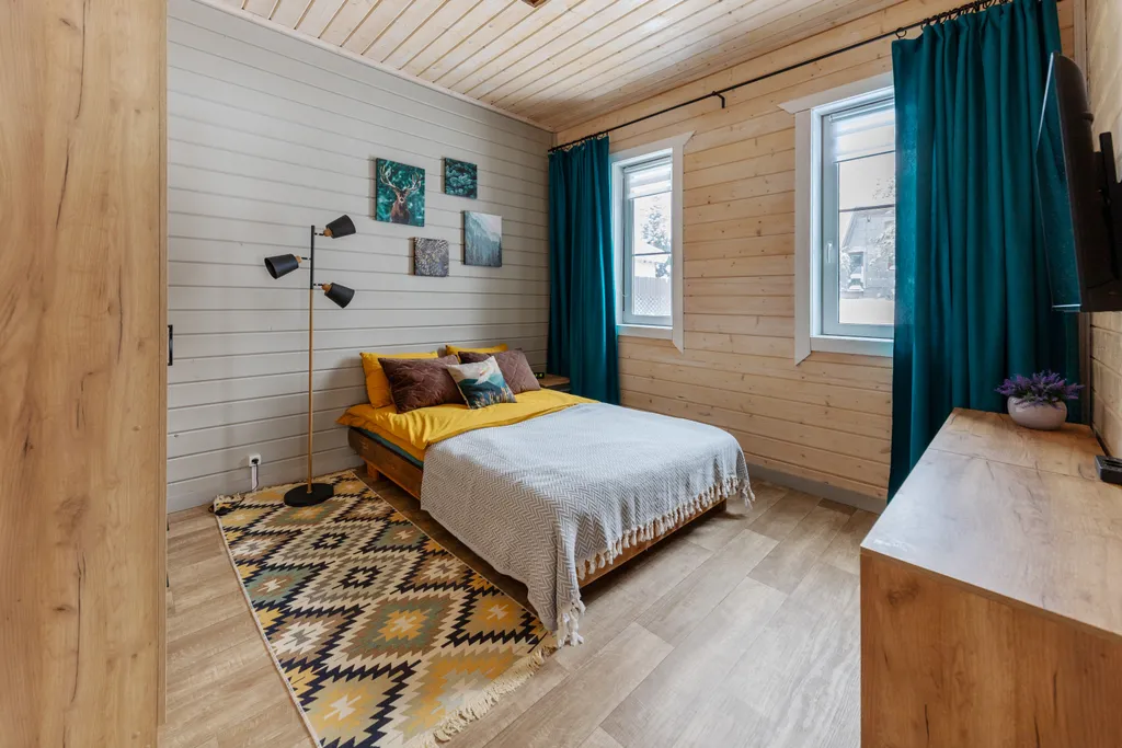 Уютный барнхаус с видом на лес