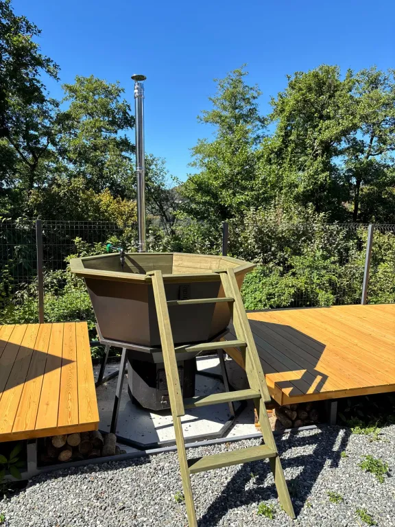 Дом с сауной в лесу