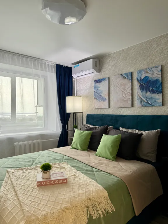 Видовая квартира. Парк! Бесконтактный заезд 24/7, кровать King-Size!