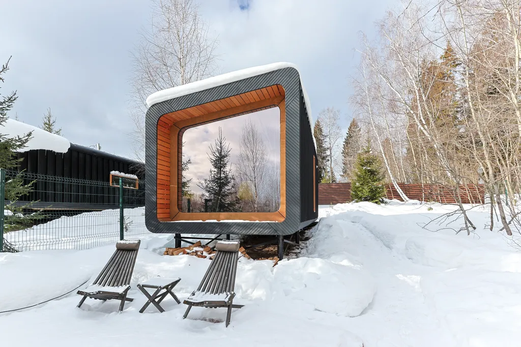 Коттедж Дом Немо с уличной купелью  в лесу — аренда посуточно в Истра