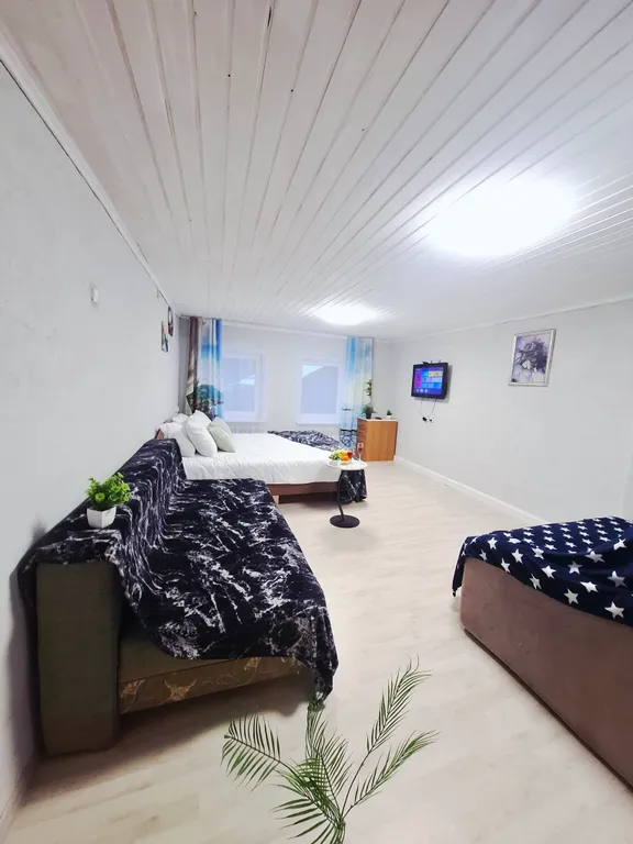 Квартира евро 2-комнатная расположена в части жилого деревенского дом