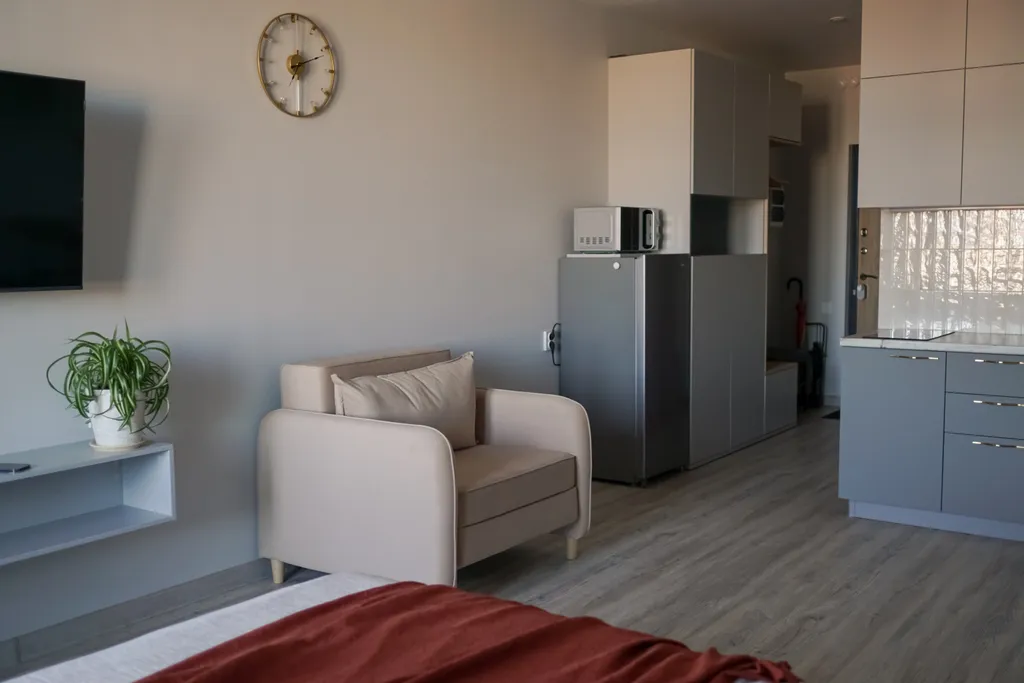 Стильная студия с кроватью Ascona Ergomotion