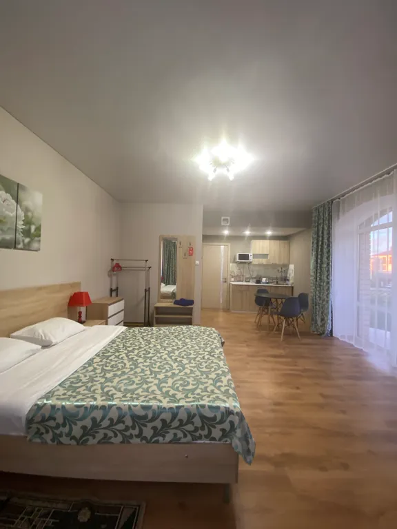 Квартира Квартира Студия двухместная с кухней, балконом, есть доп.место — Анапа