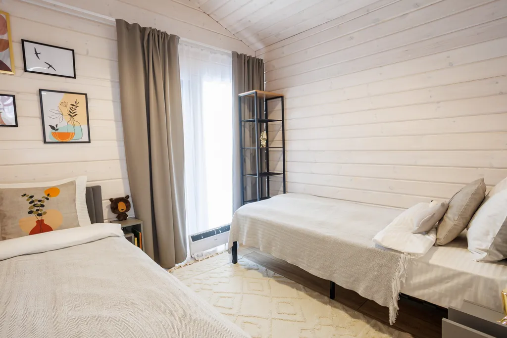 Уютный дом для отдыха на природе с просторной сауной