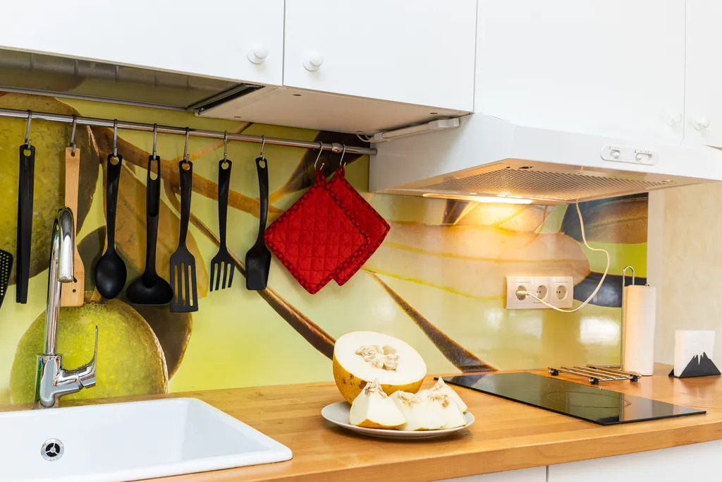 Просторная студия с видом на горы