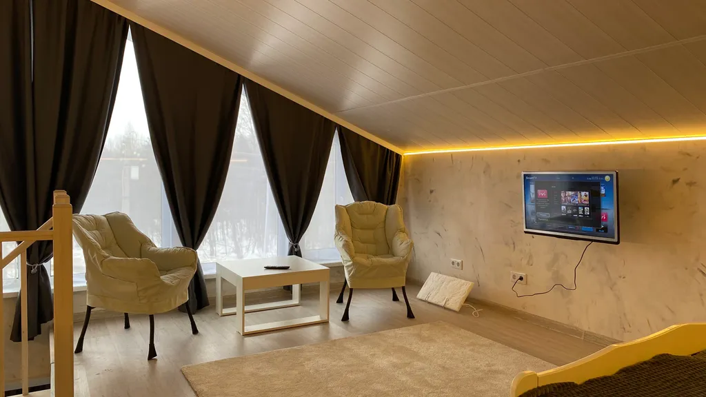 Дом Sainiemi с сауной на окраине Петрозаводска  у Онежского озера