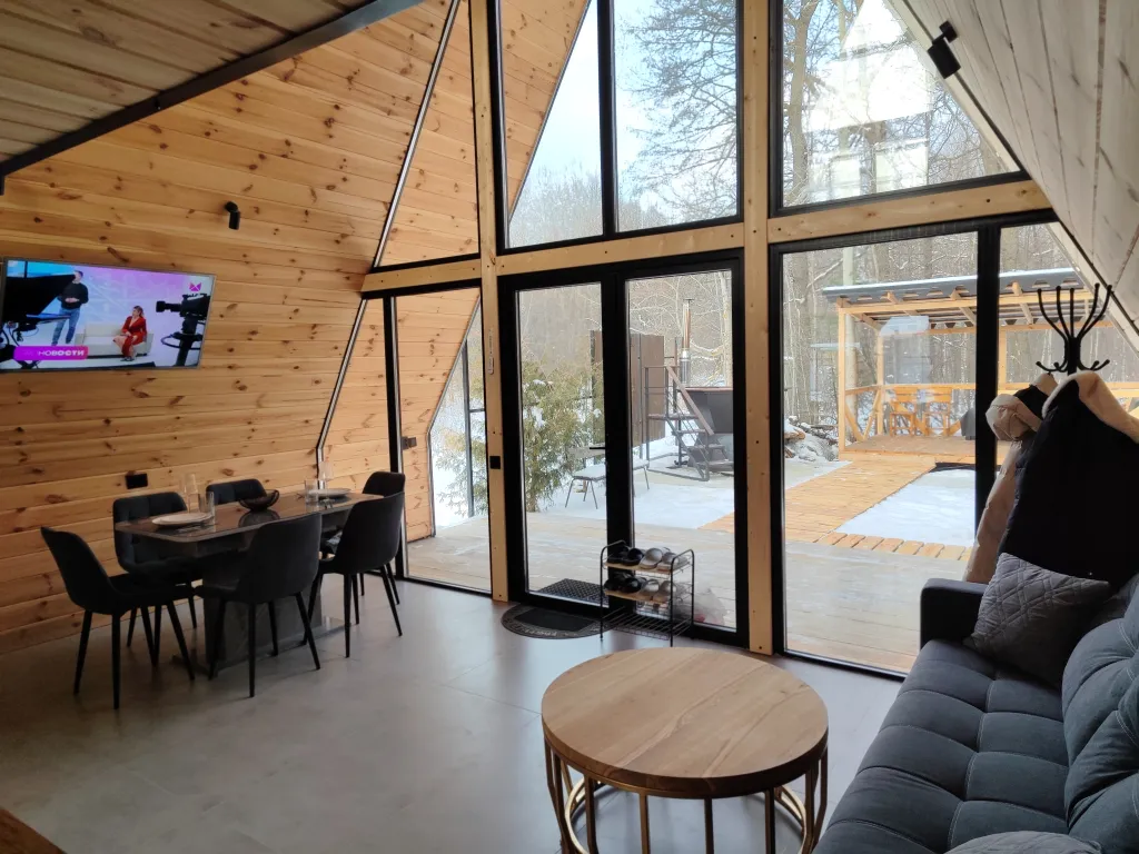 Уютный дом в стиле A-freim