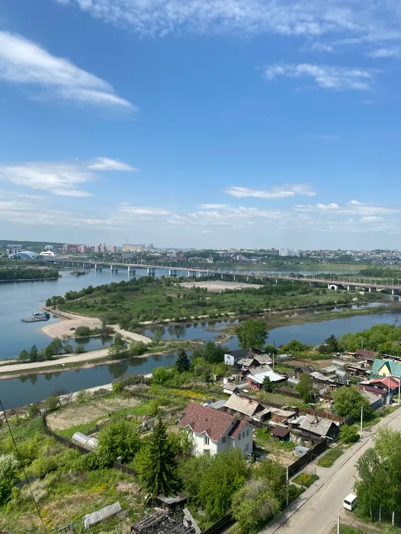 Уютная студия с шикарным видом на Ангару в сердце Иркутска