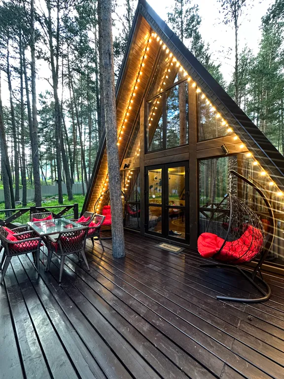 Коттедж Сказочный дом в лесу с видом на горы — аренда посуточно в Терскол