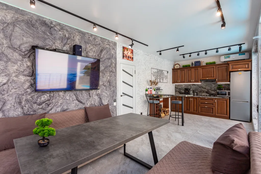 Дом для отдыха с бассейном и банным комплексом