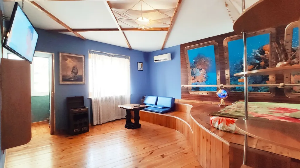 Квартира с джакузи и ИФК-сауной