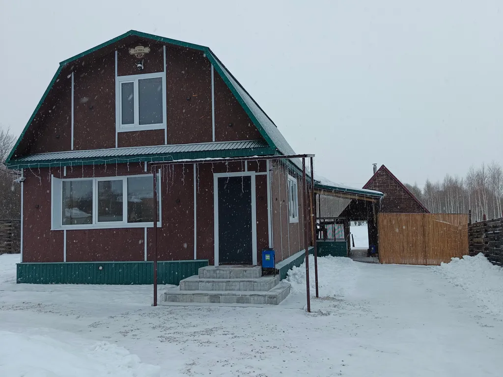 Коттедж Уютный теплый домик с банькой в тихом и спокойном месте — Понетаевка