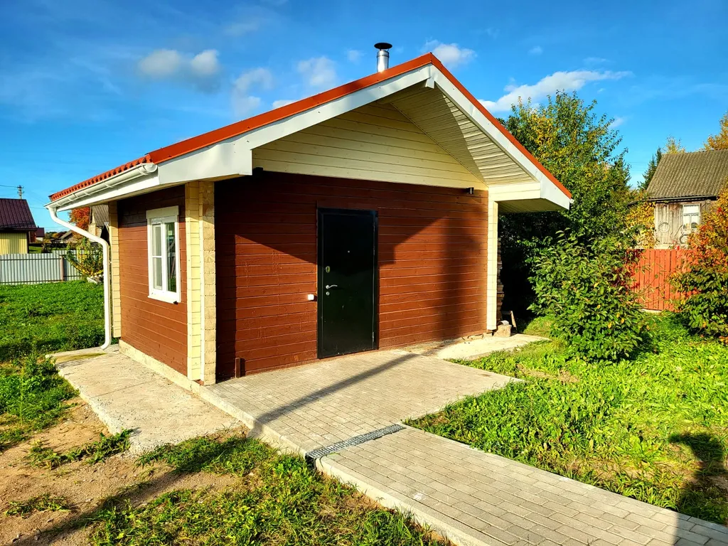 Дом с Русской баней возле Псковского озера