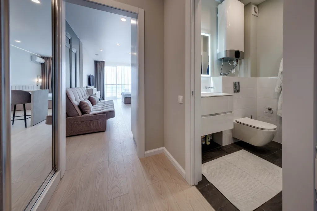 Студия с видом на море