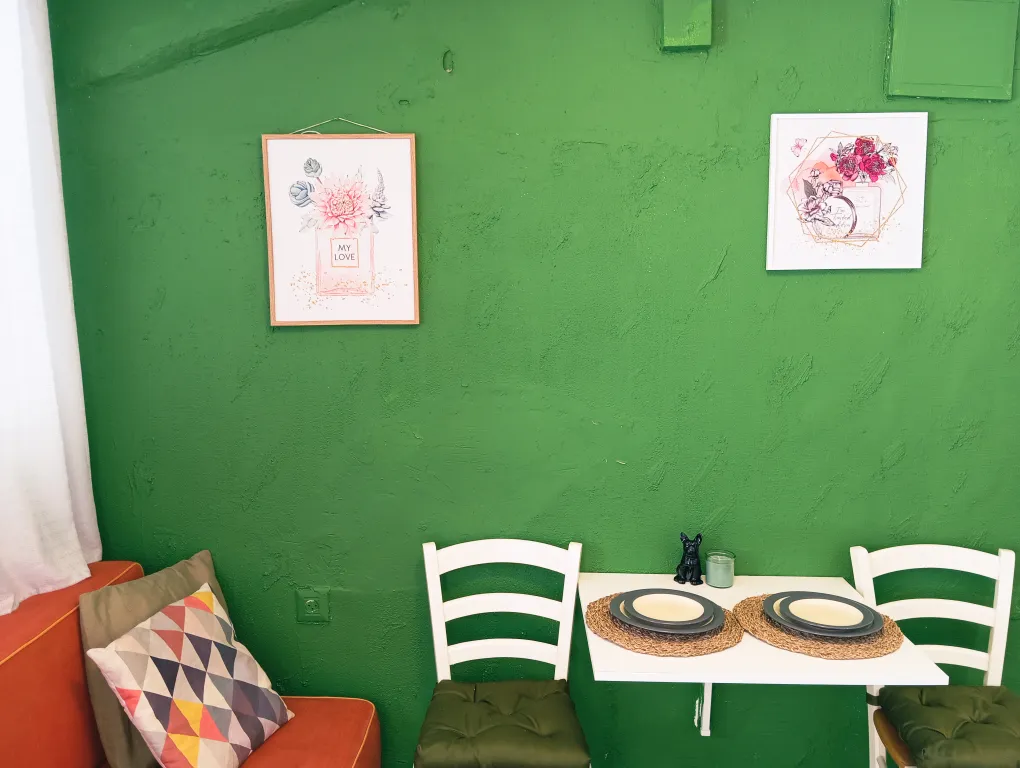 Винтажные апартаменты с зоной барбекю и большим двором для отдыха