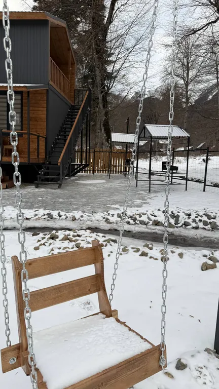 Коттедж Шале одноэтажное с видом на горы и лес — Архыз