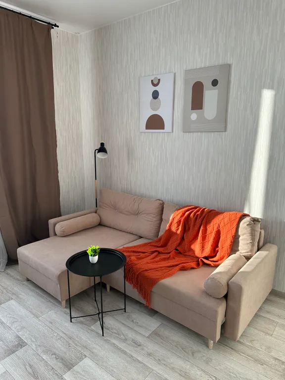 Просторная студия с красивым видом