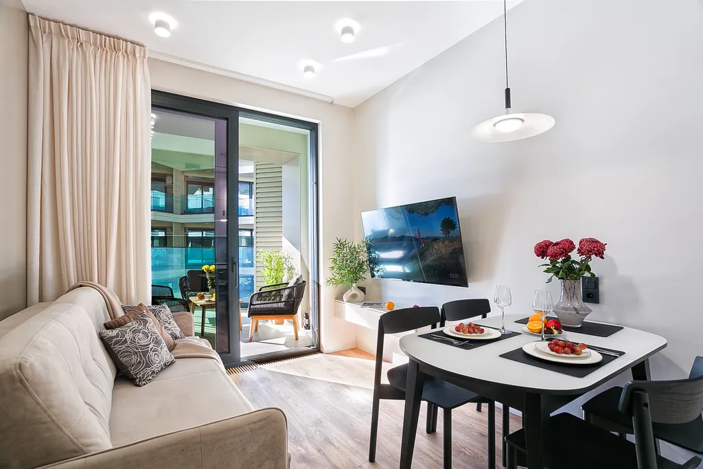 Стильная квартира Чайка с видом на море